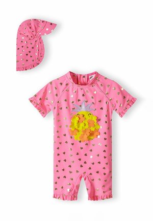 SHORT SLEEVE ALL-IN ONE AND SET - Maillot de bain - pink