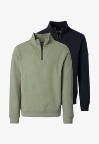 Niewybrane, dunkelblau beige