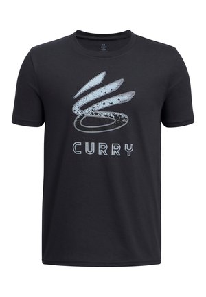 CURRY LOGO - Apdrukāts T-krekls - black