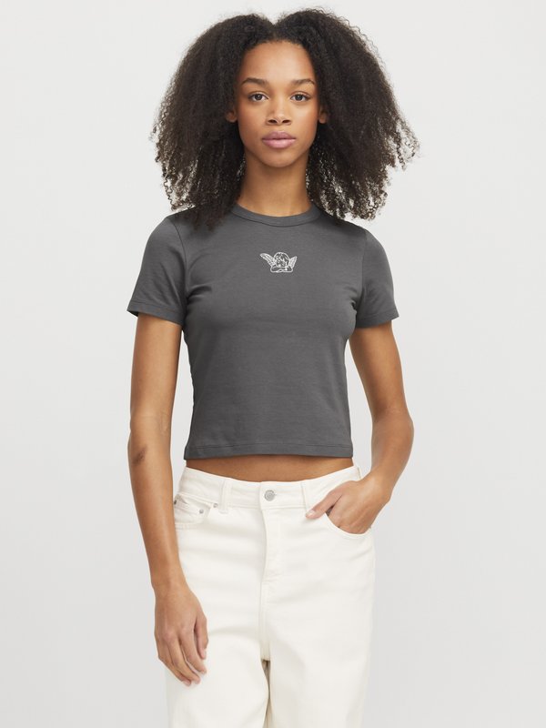 JXGIGI BABY VALENTINE TEE - Print T-shirt - thunderstorm