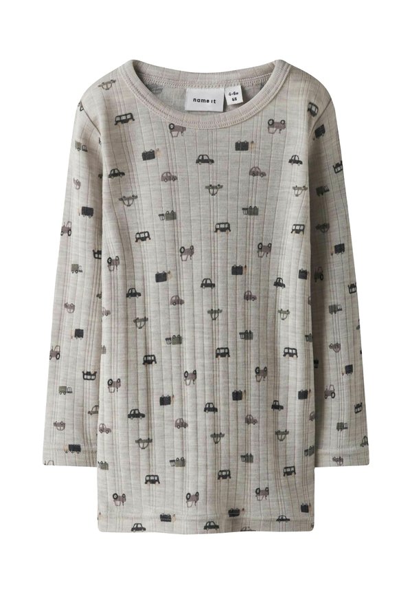 MIT LANGEN ÄRMELN  - Strickpullover - nacreous cloud