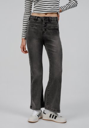 Bootcut jeans - washed grey