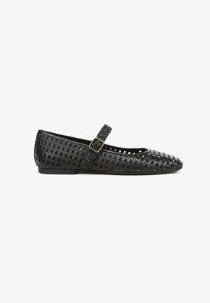 VIONIC, MARY JANE ALAMEDA - Ballerina's met enkelbandjes - black leather