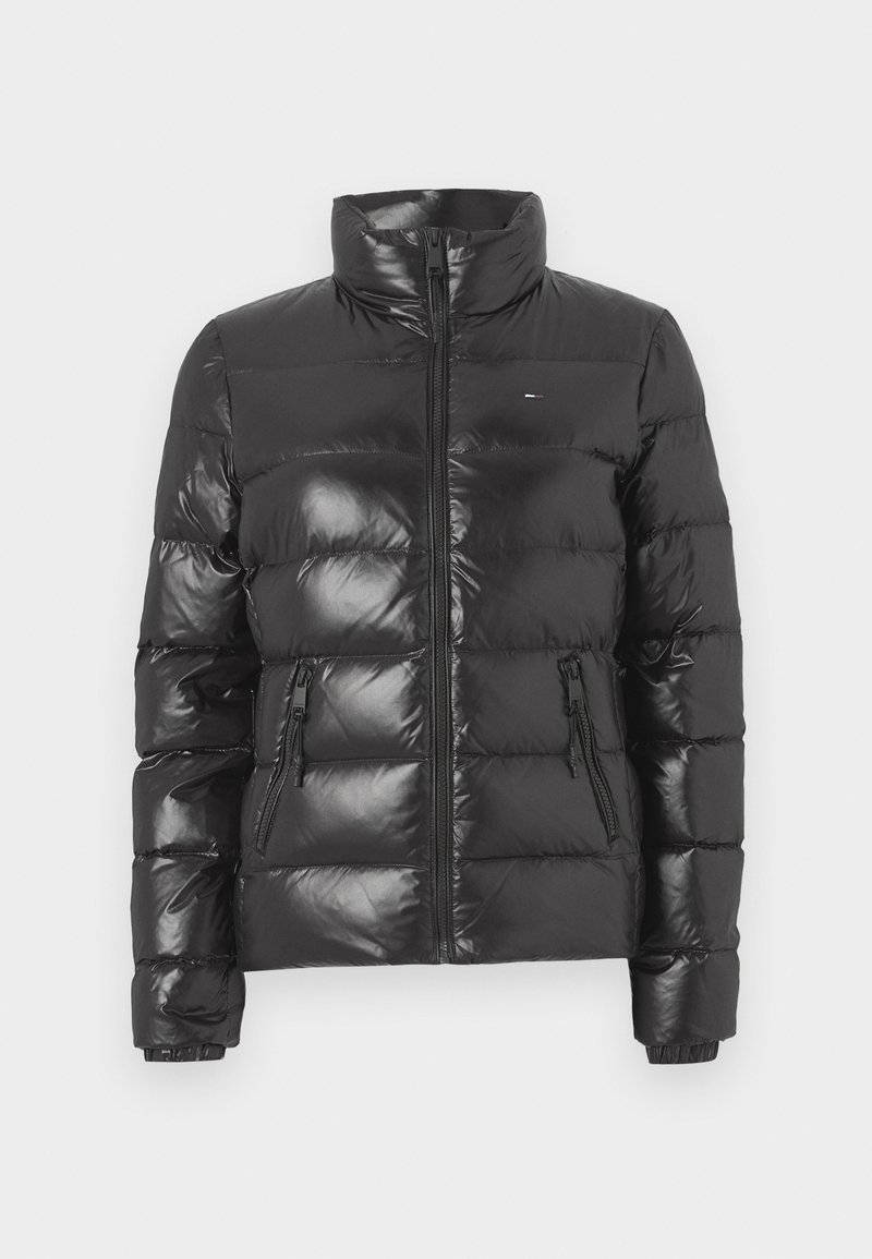 Tommy Jeans Gewatteerde jas zwart