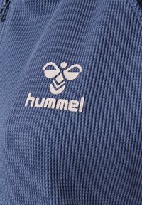 Hummel Felpa con zip - light blue