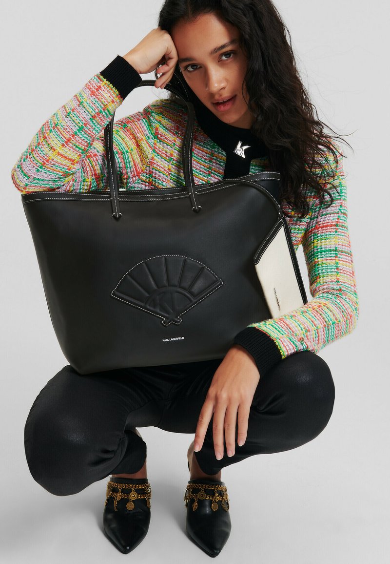 KARL LAGERFELD FAN LARGE Shopping bags black/sort Zalando.dk