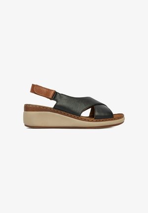 Lasocki, LASOCKI WOMEN'S SANDALS BLACK - Plateausandalette - black