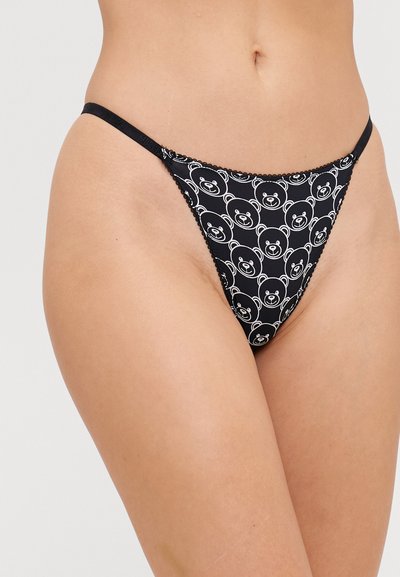 Moschino Underwear PERIZOMA 3 PACK - Tanga - black fantasy