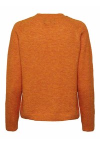 Pieces PCJULIANA O-NECK NOOS - Maglione - persimmon orange