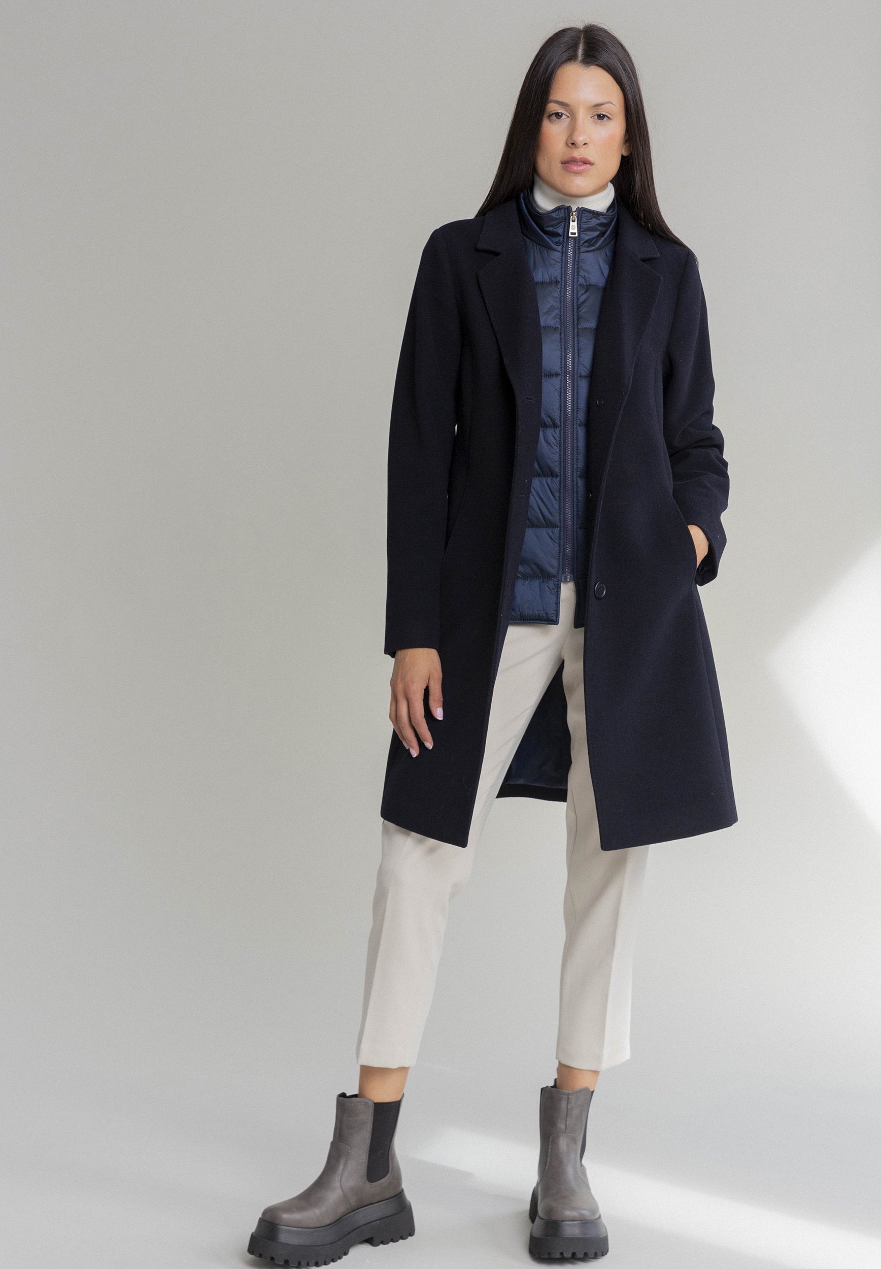 Henry Arroway VIRGINIA - Abrigo clásico - navy/azul marino - Zalando.es