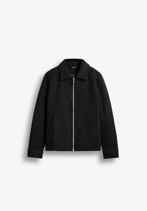 Burocs, ZIPPED JACKET - Chaqueta de entretiempo - black