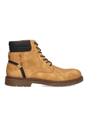 MORELIA - Botines con cordones - camel
