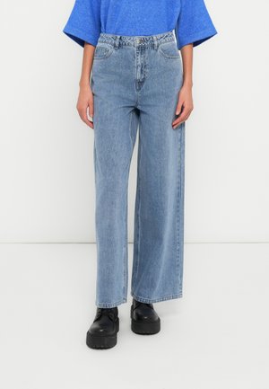 OBJLUCA - Wide Leg - light blue denim