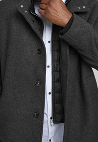 Jack & Jones Abrigo corto - dark grey