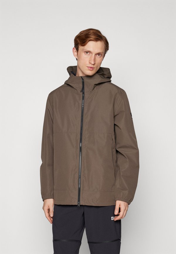 TERRAVIEW - Waterproof jacket - cold coffee