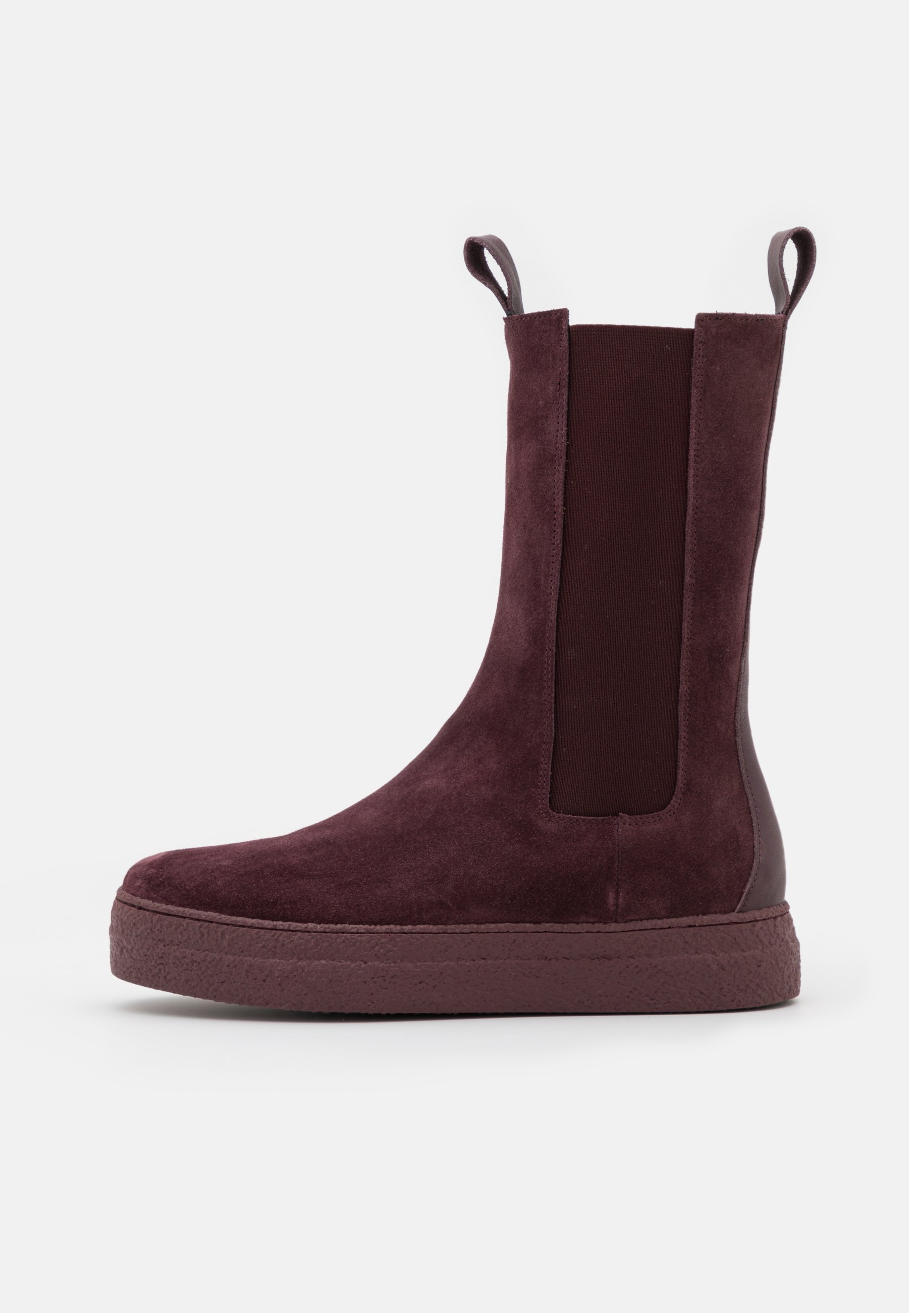 Oa non fashion Botas con plataforma - evolo prunga/burdeos - Zalando.es