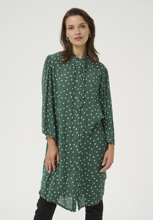 KAVINNI AMBER - Blousejurk - green   turtledove dot