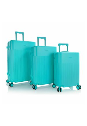 Heys HILITE 4 ROLLEN KOFFERSET 3-TEILIG MIT DEHNFALTE UNISEX - Juego de maletas - aqua breeze
