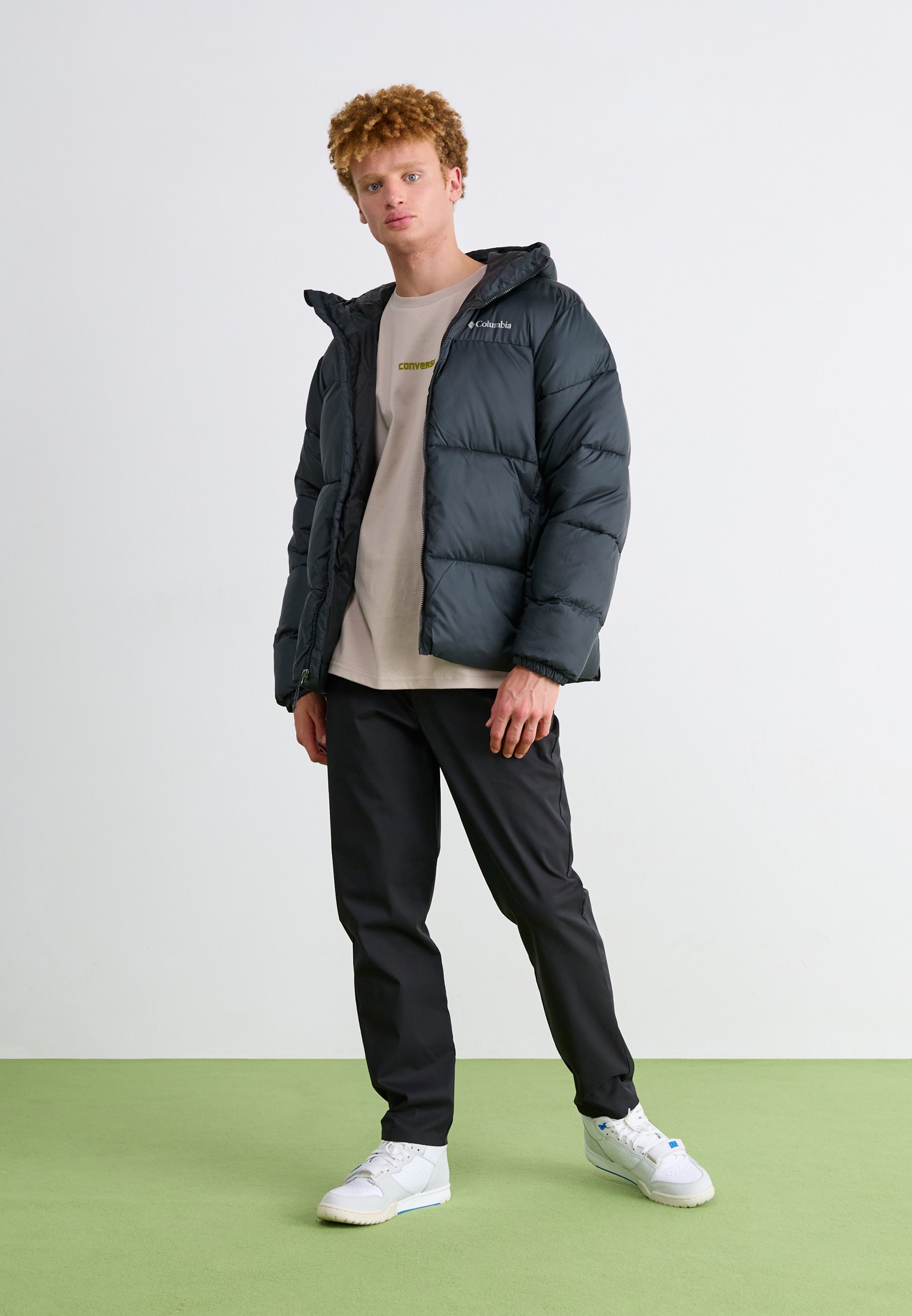 Columbia PUFFECT HOODED JACKET - Winter jacket - black - Zalando