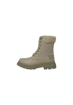 Stivaletti stringati - beige
