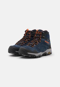 HI-TEC ENDEAVOUR WP - Hiking shoes - navy/black/orange