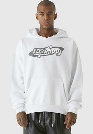 STAR - Sweat à capuche - white