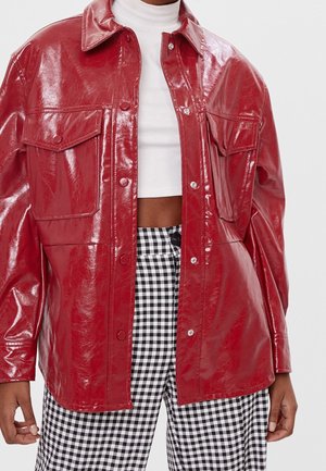 Veste en similicuir - red