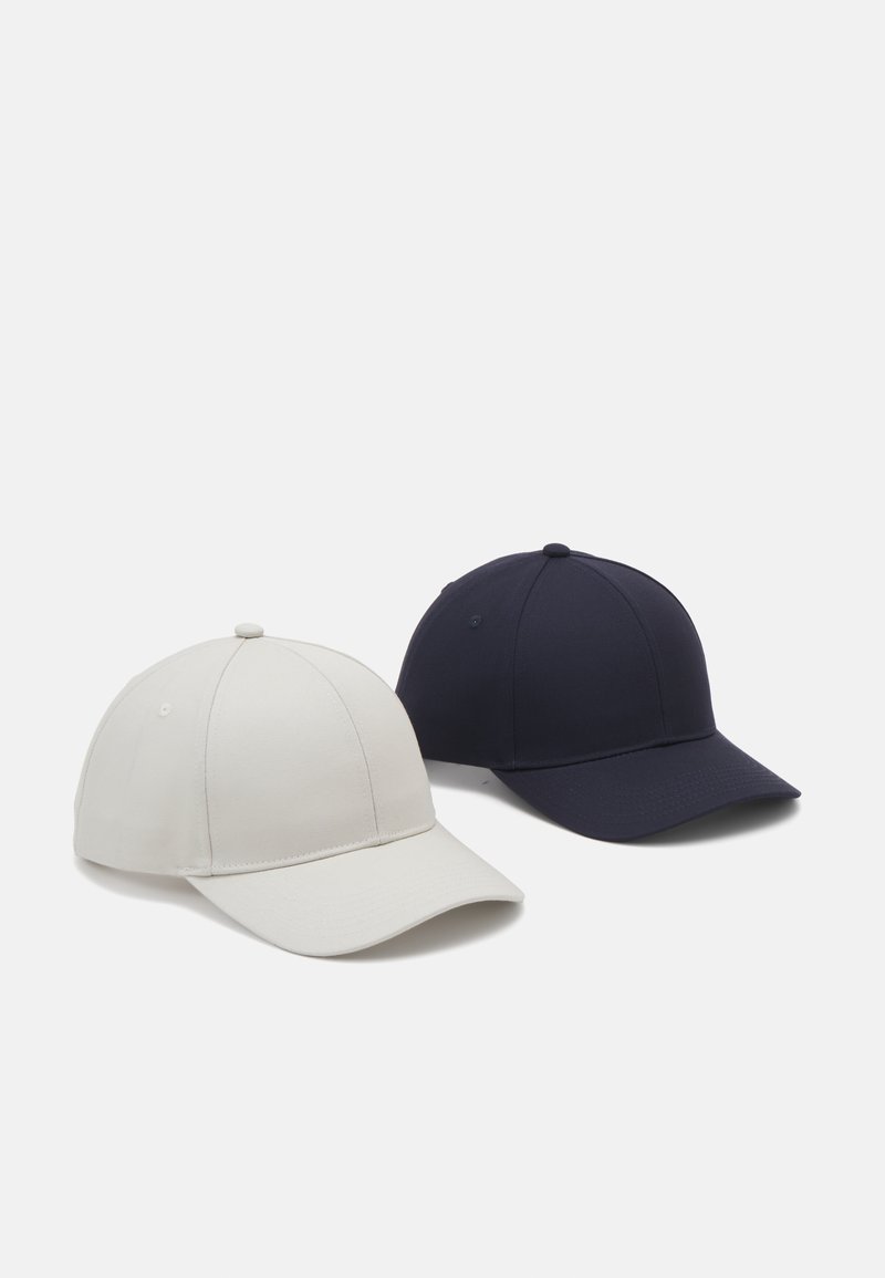 Jack & Jones JACPLAIN BASEBALL 2 PACK - Cap - moonbeam pack/night sky