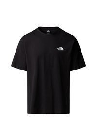 RETRO EARTH RELAXED - T-shirt imprimé - tnf black tnf white