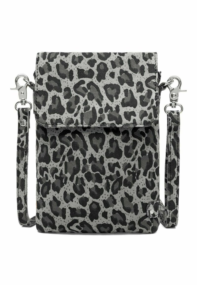 DEPECHE Mobilfodral - grey leo print