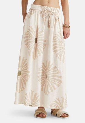 United Colors of Benetton MIDI WITH FLORAL PRINT - Maxirok - beige