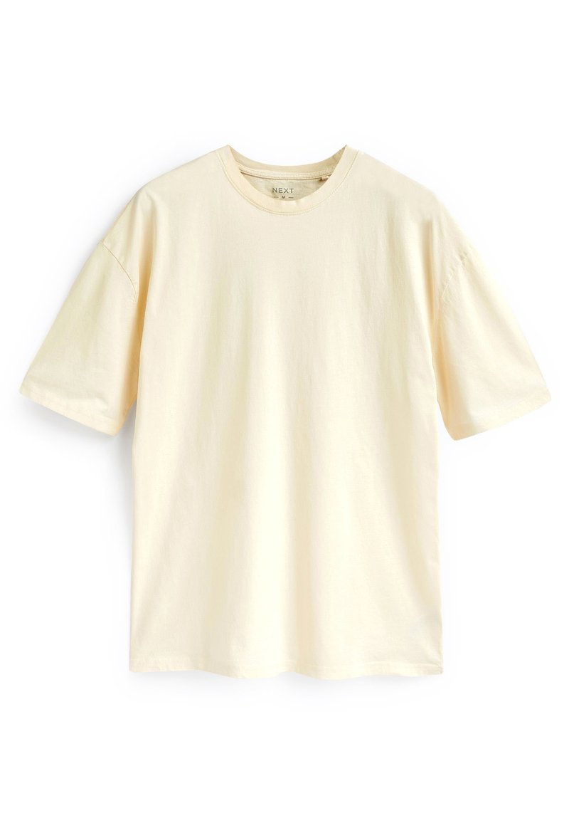 Next ESSENTIAL CREW NECK - Basic póló - ecru natural