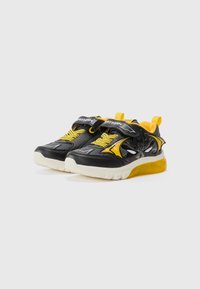 Geox BATMAN CIBERDRON - Sneakers - black/yellow