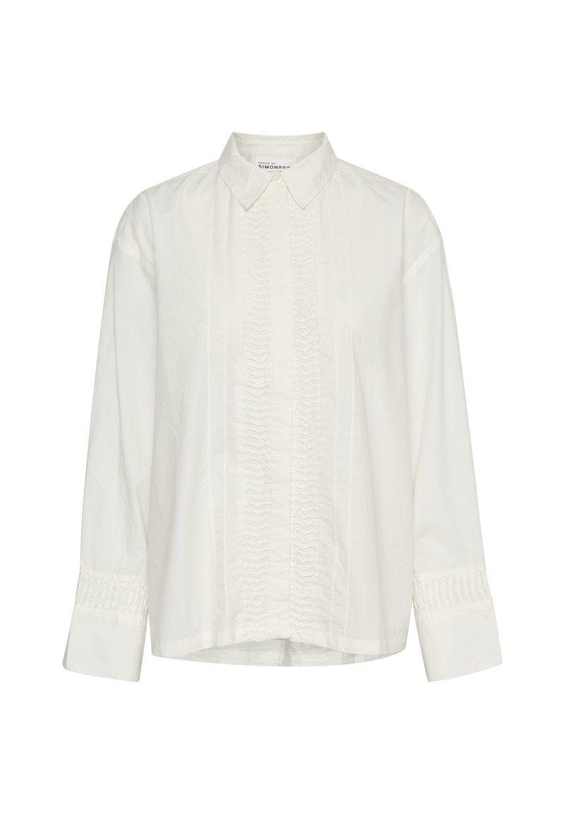 Karen by Simonsen Overhemdblouse crème Karen by Simonsen Overhemdblouse crème