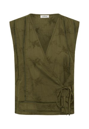 Soaked in Luxury, SLEMBLA WRAP - Blouse - beech
