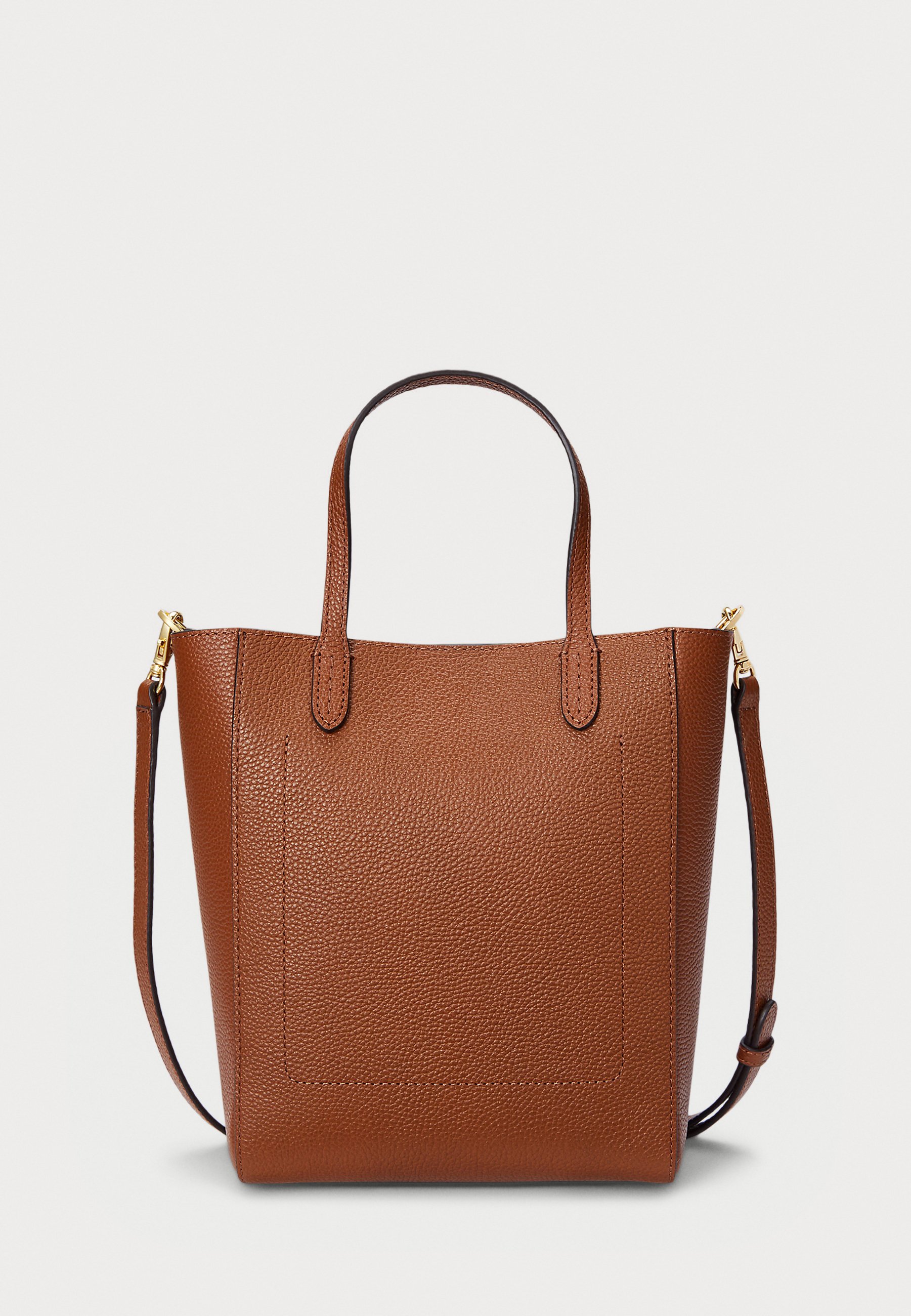 Lauren Ralph Lauren PEBBLED LEATHER SMALL CAMERYN TOTE BAG