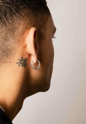 IX STUDIOS IX CRUNCHY EDGE SILVER - Øreringe - silver coloured