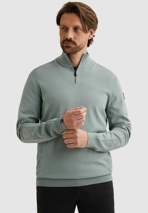 Vanguard, RACE - HALF ZIP TRUI - - Strickpullover - blauw