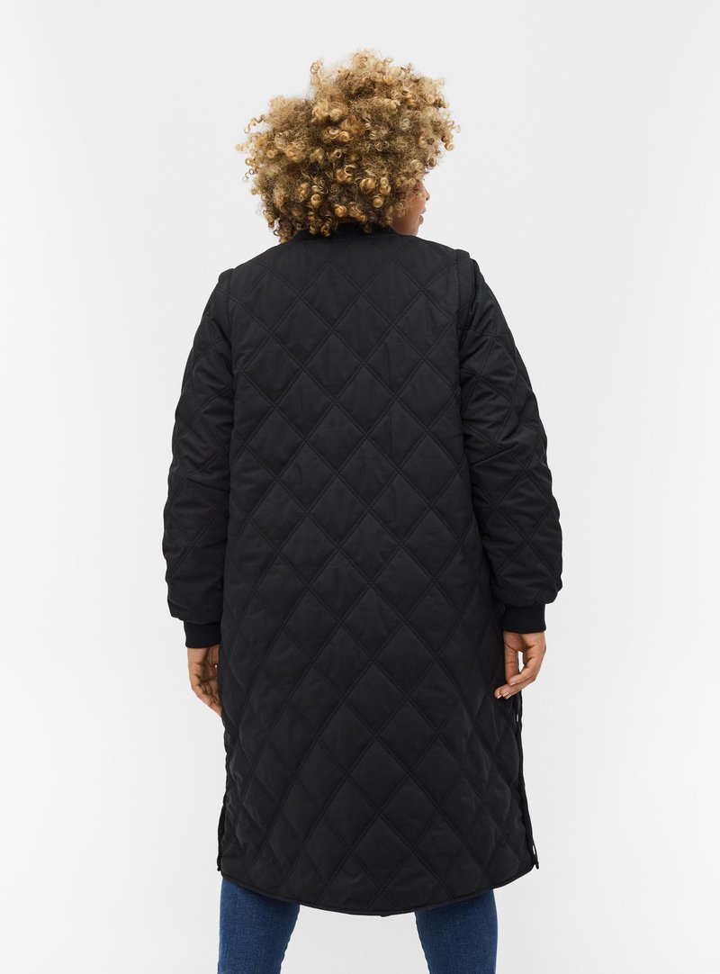 Damen Parkas | Zizzi 2-IN-1 MIT TASCHEN Wintermantel black/schwarz - PX94636 Damen Parkas | Zizzi 2-IN-1 MIT TASCHEN Wintermantel black/schwarz - PX94636