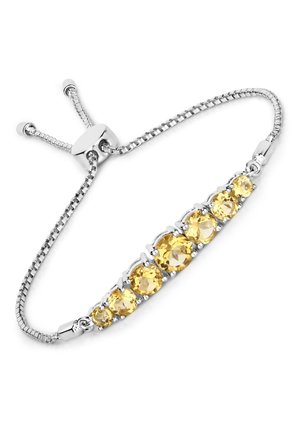 CITRIN  EDELSTEIN - Armbånd - silberfarben