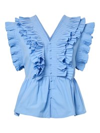 YASRUNA RUFFLE - Palaidinė - della robbia blue