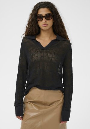 PULLOVER - Majica z dolgimi rokavi - black