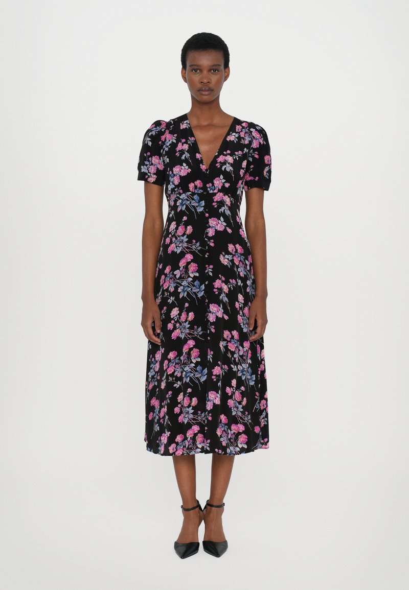 The Kooples DRESS - Vardagsklänning - black/pink