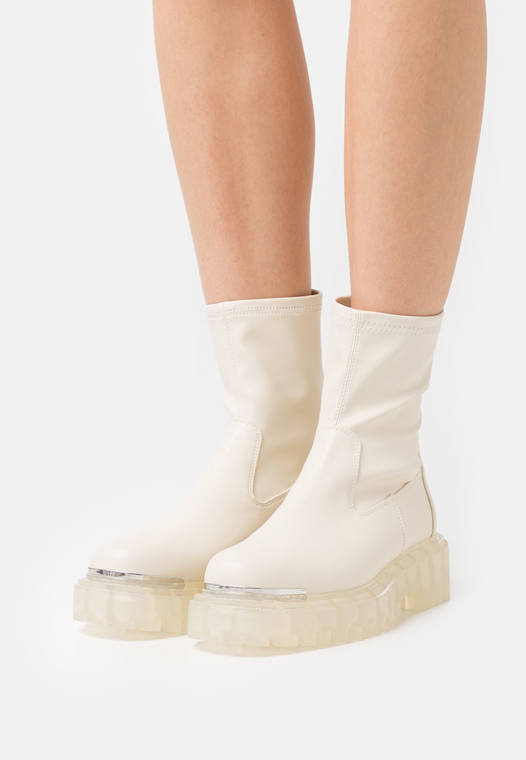 ALDO ALIMA - Botines con plataforma - other white/blanco - Zalando.es