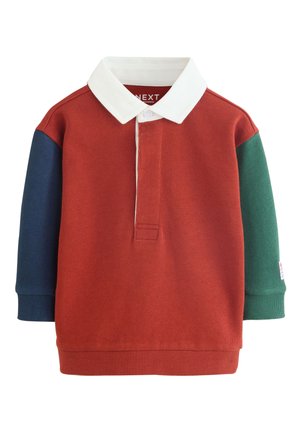 T-shirt à manches longues - rust brown colourblock