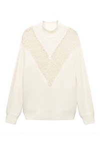 Mango RAINBOW - Strickpullover - off-white