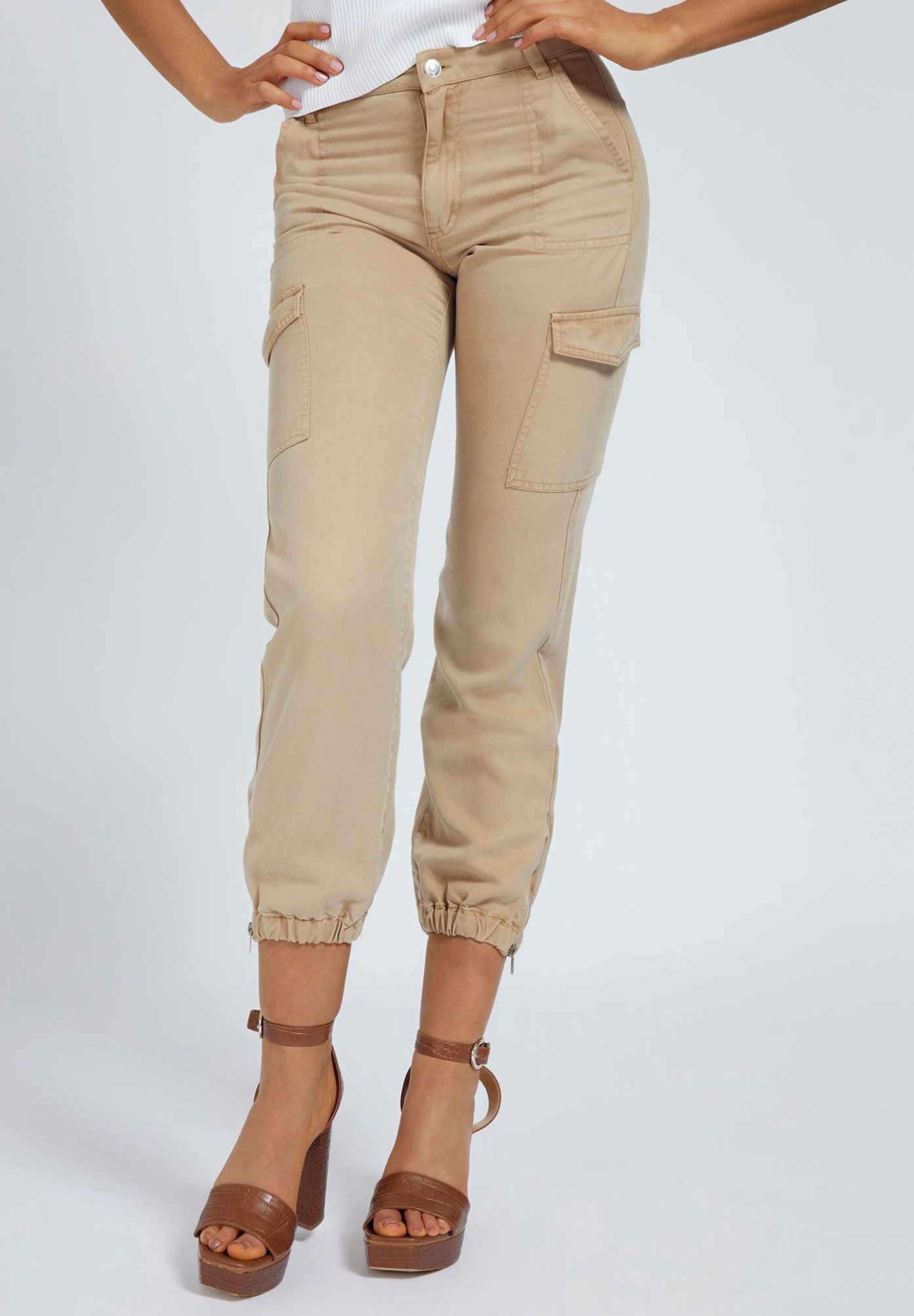 guess cargo pants womens