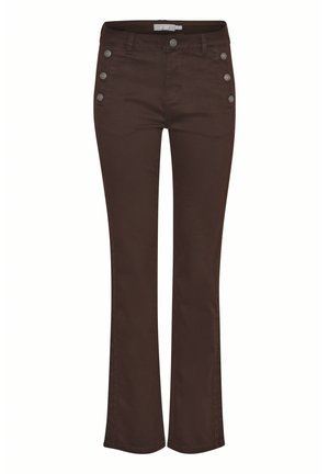 Fransa FRLOMAX 6 PANTS - Tygbyxor - molé