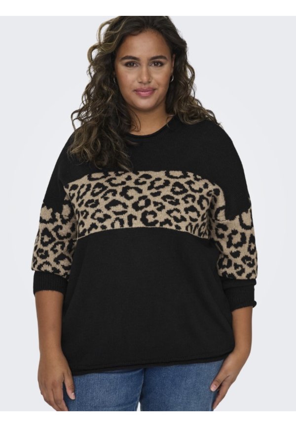 CARJADE ANIMAL LS O-NECK - Strickpullover