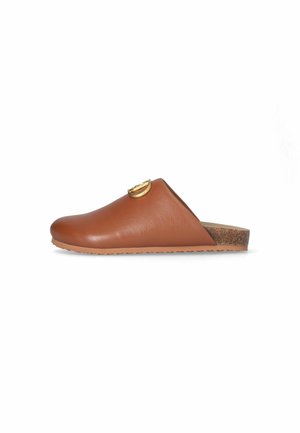 WITH MAXI LOGO - Slippers - brown